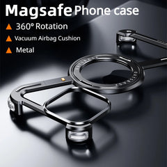 iPhone Series Z Shape Metal Magnetic Magsafe Phone Case