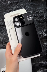 iPhone Series Metal Window Stand Protection Case
